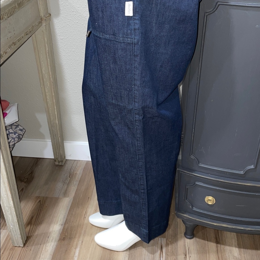 MaxMara Dark Blue Straight Leg Jeans - Picture 4 of 10